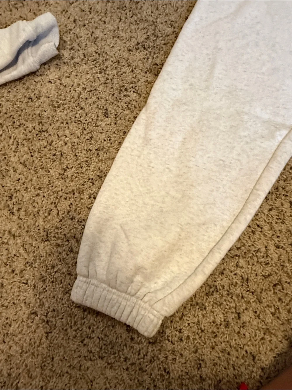 White Fox Boutique Cream Pullover Hoodie & Joggers Set with Pink Logos